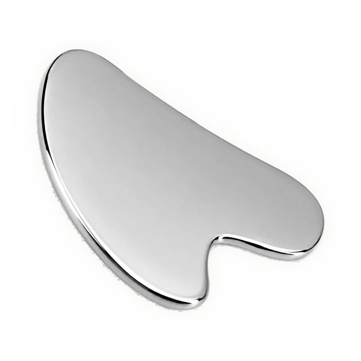Steel Gua Sha shown flat