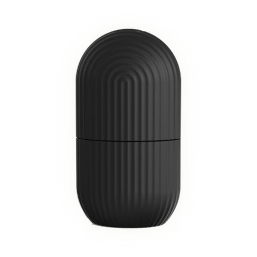 Face Ice Roller shell massage tool in black