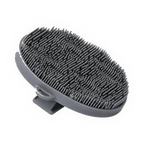 Silicone Body Scrubber in gray