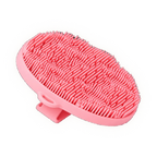 Silicone Body Scrubber in pink